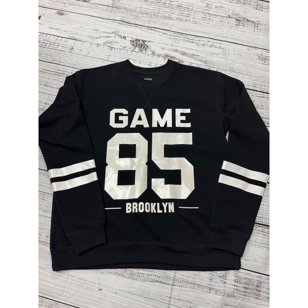 Royal Blue Brooklyn Game 85 Black Crewneck Sweatshirt‎ 3XL